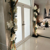 Liana Stehlampe mit Vanda-Orchideen